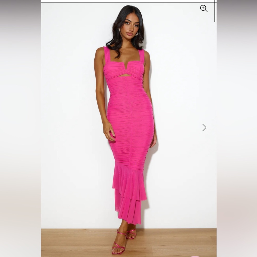 Hello Molly Hot Pink Maxi Dress